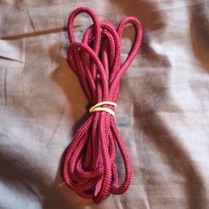 Boot laces burgundy